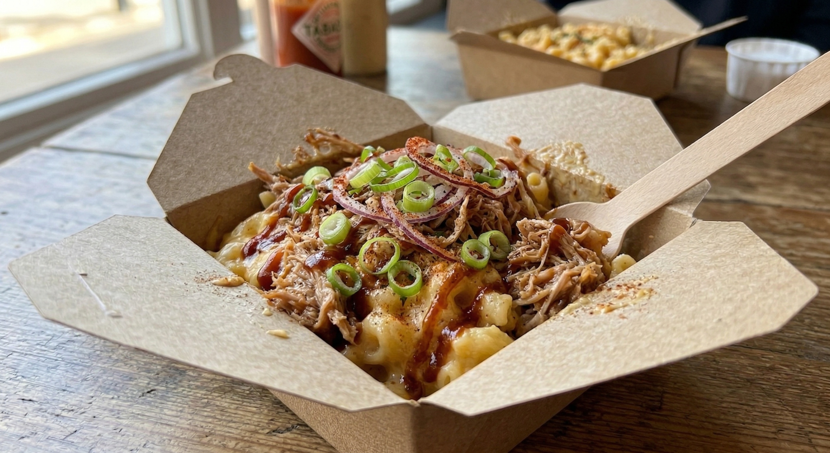 BBQ Pulled Pork Mac & Cheese